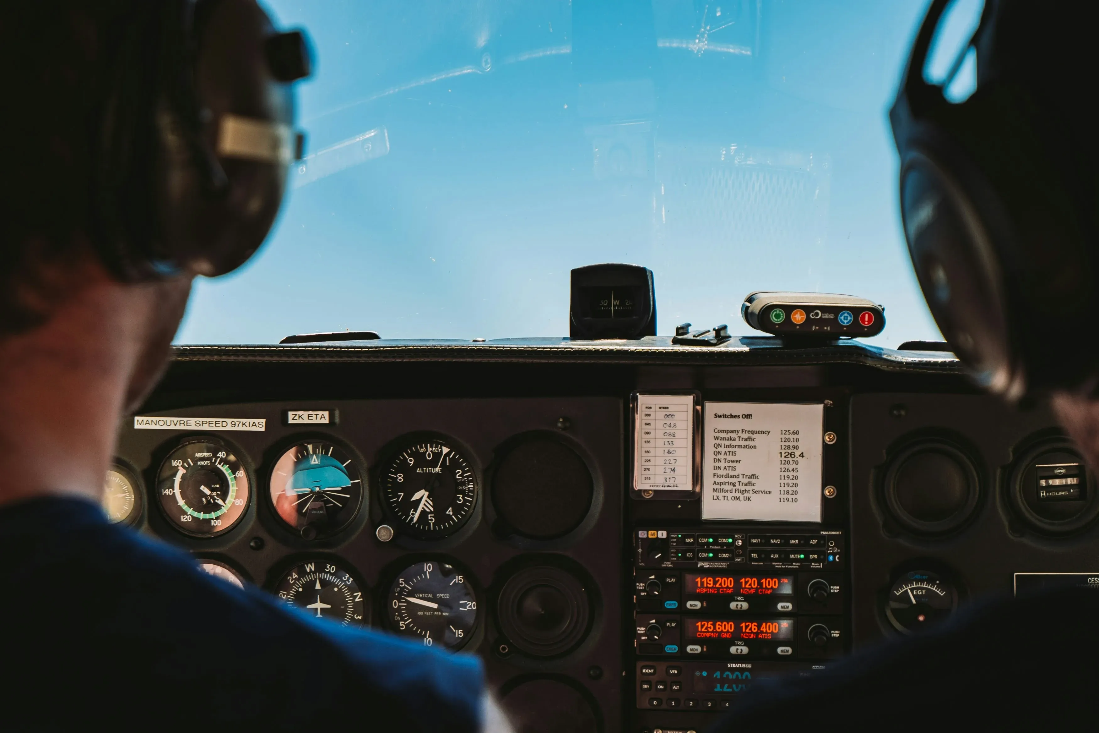 Speedway CFII instructor preparing student for checkride